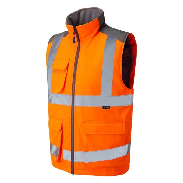 LEO WORKWEAR TORRINGTON ISO 20471 Cl 2 Bodywarmer