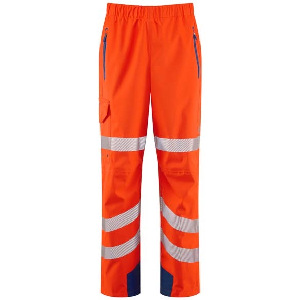 LUNDY ISO 20471 Cl 2 High Performance Waterproof Overtrouser