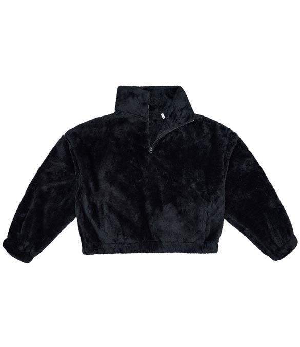 Brand Lab Ladies Fluffy 1/4 Zip Fleece