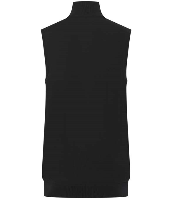 Henbury Sleeveless Zip Through Jumper