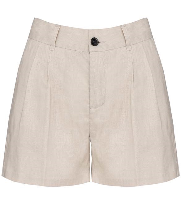 Native Spirit Ladies Linen Bermuda Shorts