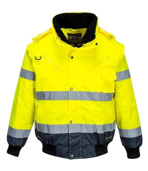 Portwest 3-in-1 Hi-Vis Bomber Jacket