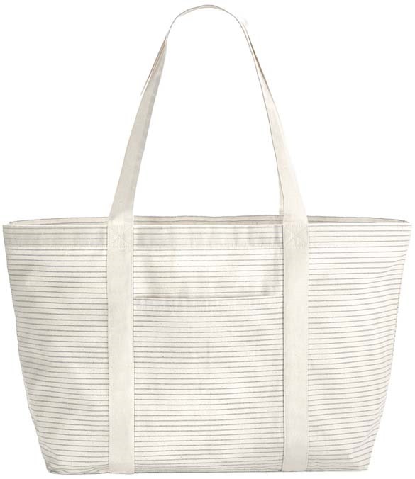 Westford Mill Striped Organic Cotton Shopper