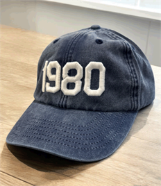 3D Year Cap – Personalised Embroidery with the OSE-BB655 Beechfield Vintage Low Profile Cap